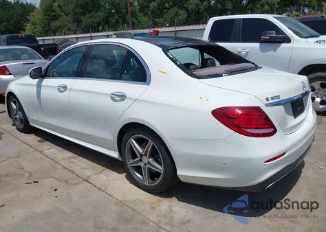 2017 Mercedes-Benz E 300 z USA, uszkodzony, nr VIN WDDZF4JB5HA011651